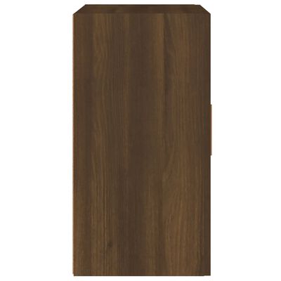 vidaXL TV-seinäkaappi ruskea tammi 60x30x60 cm tekninen puu