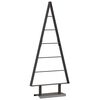 vidaXL Metallinen joulukuusi Musta 90 cm Ter&auml;s