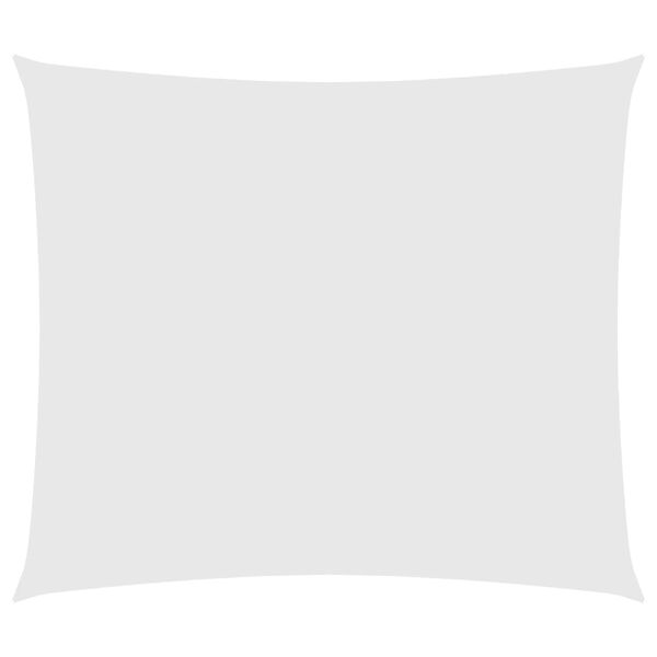 vidaXL Aurinkopurje Oxford-kangas suorakaide 2,5x3 m valkoinen