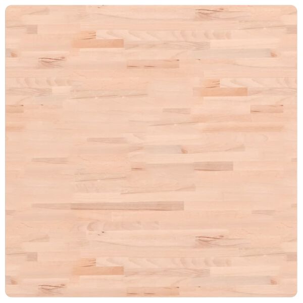 vidaXL Pöytälevy 90x90x2,5 cm neliö täysi pyökki