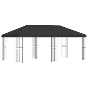 vidaXL Puutarhateltta 6 x 3 m Antrasiitti Polyesteri ja ter&auml;s 190 gsm