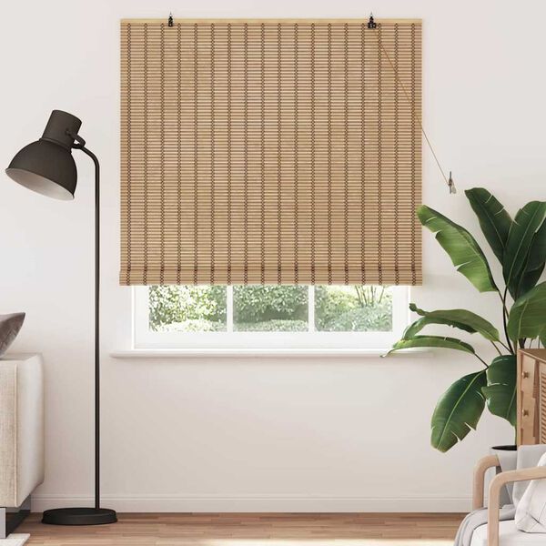 vidaXL Rullaverho verhoilla Luonto 150 x 160 cm Bambu