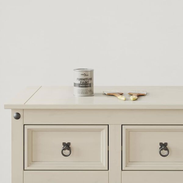 vidaXL Huonekalumaali Ruskea 10 x 10 x 12 cm Sein&auml;taideteos