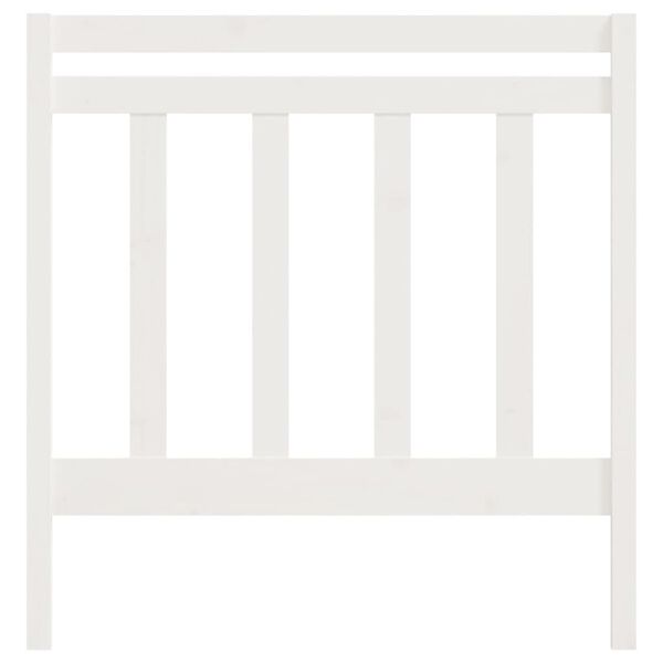 vidaXL S&auml;ngynp&auml;&auml;ty valkoinen 106x4x100 cm t&auml;ysi m&auml;nty