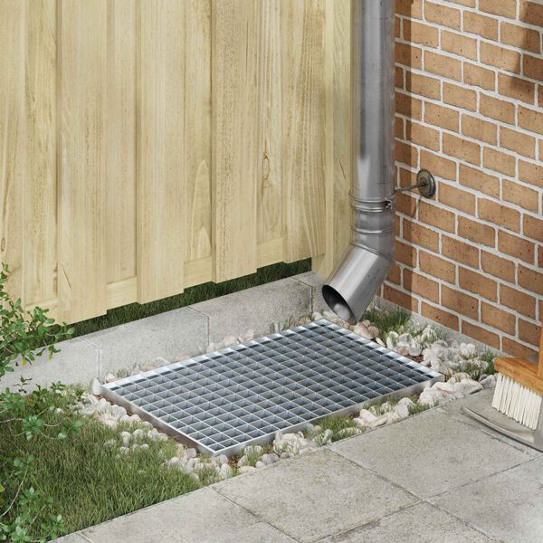 vidaXL Ritil&auml; Hopea 60 x 40 x 2 cm Kuuma-dipatut galvanisoitu ter&auml;s