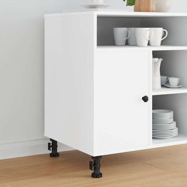 vidaXL Huonekalujalat S&auml;&auml;dett&auml;v&auml; 12 pcs Musta 46 x 46 x 128 mm PP