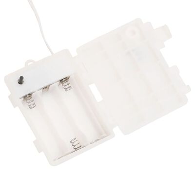 vidaXL Jouluvalo 3 LED-valoa taitettava valkoinen