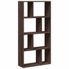 vidaXL Kirjahylly ruskea tammi 60x20x120,5 cm tekninen puu