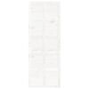 vidaXL Lato-ovi valkoinen 80x1,8x214 cm t&auml;ysi m&auml;nty