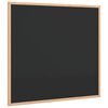 vidaXL Liitutaulu massiivim&auml;ntykehyksell&auml; musta 60x55 cm