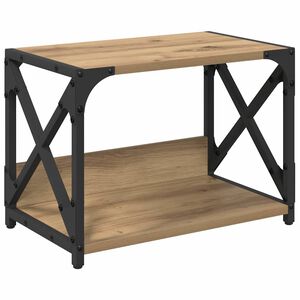 vidaXL Tulostinpidike Artisan tammi 44 x 26 x 31.5 cm Tekninen puu