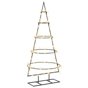 vidaXL Metallinen joulukuusi jalalla KUOPIO 125 cm L&auml;mpim&auml;n Valkoinen