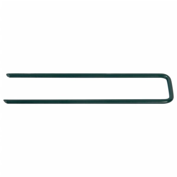 vidaXL Keinonurmen naulat 50 kpl U-muoto rauta