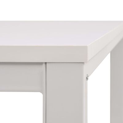 vidaXL Kirjoituspöytä 120x60x75 cm valkoinen
