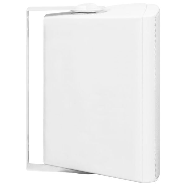 vidaXL Seinäkiinnitteiset stereokaiuttimet 2 kpl valk. sisä/ulko 120W