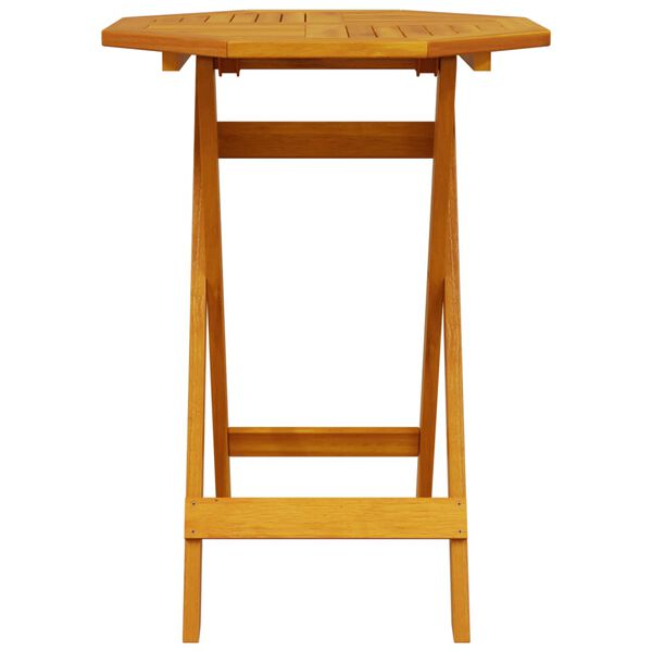 vidaXL 3-osainen Kokoontaitettava bistrosarja t&auml;ysi akasiapuu