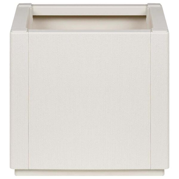 vidaXL Puutarha ruukku Valkoinen 36 x 36 x 35 cm Polypropeeni