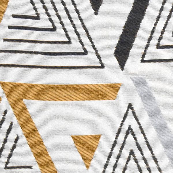 vidaXL Matto keltainen ja harmaa 100x200 cm puuvilla