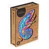 UNIDRAGON Puupalapeli 202 osaa Iridescent Chameleon keskikoko 26x33 cm
