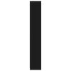 vidaXL Kylpyhuonekaappi musta 30x30x183,5 cm tekninen puu