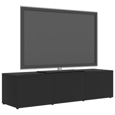 vidaXL TV-taso harmaa 120x34x30 cm lastulevy