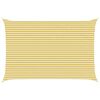 vidaXL Aurinkovarjolaudat Keltainen ja valkoinen 4 x 6 m HDPE