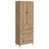 vidaXL Kaappisarja 2 kpl 66 x 34,5 x 90 cm Tekninen puu Artisaanitammi