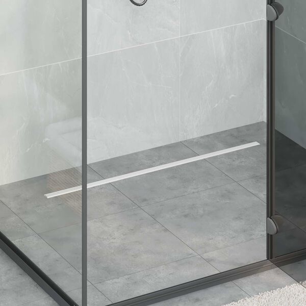 vidaXL 360&deg; Suihkukaivo ohuella mallilla Hopea 90 cm