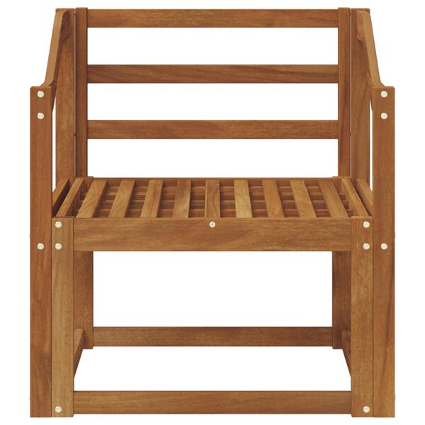 vidaXL Ulkosohva Tihe&auml; akasiapuu Luonnollinen