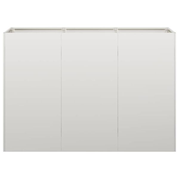 vidaXL Kukkalaatikko 120x40x80 cm ruostumaton ter&auml;s