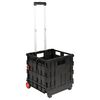 vidaXL K&auml;rry Musta ja punainen 35 x 39 x 92 cm PP ja elastomeeri
