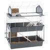 Ferplast Kanih&auml;kki Barn 100 Double 95x57x121 cm harmaa