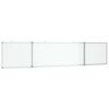vidaXL Magneettinen taitettava tussitaulu 200x40x1,7 cm cm alumiini