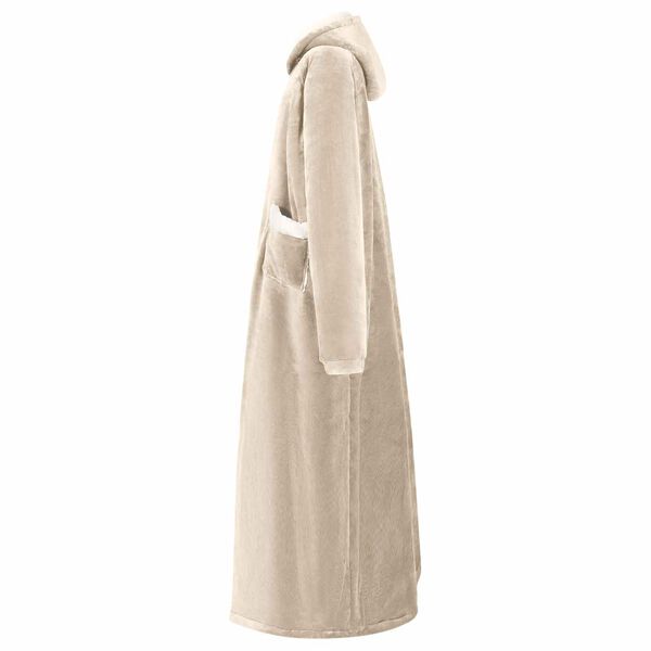 vidaXL Viltti-huppari Beige xl Fleece ja flanelli