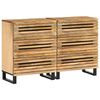 vidaXL Senkit 2 kpl 60x34x75 cm t&auml;ysi karkea mangopuu