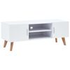 vidaXL TV-taso 120x40x46 cm MDF valkoinen