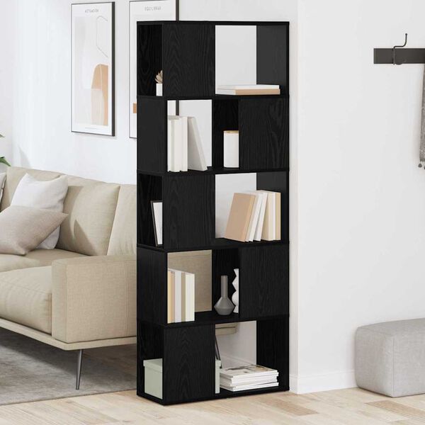 vidaXL TV-tasosetti Musta 60 x 24 x 156 cm Tekninen puu