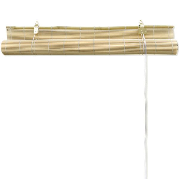 vidaXL Rullaverho bambu 150x160 cm luonnollinen