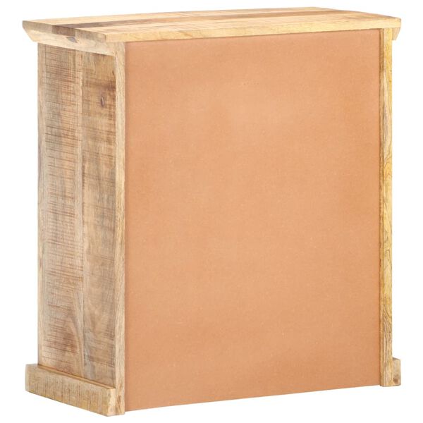 vidaXL Senkki 65x32x70 cm t&auml;ysi mangopuu ja luonnollinen ruoko