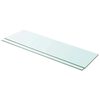 vidaXL Hyllyt 2 kpl kirkas lasi 100x30 cm