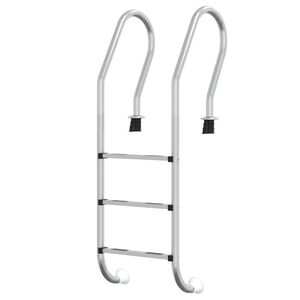 vidaXL Uima-allastikkaat 54x38x158 cm 304 ruostumaton ter&auml;s