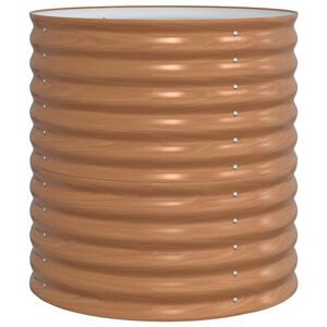 vidaXL Korotettu penkki Ruskea 80 x 80 x 81 cm Ter&auml;s