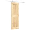 vidaXL Liukuovi 70 x 210 cm Massiivinen m&auml;nty (k&auml;sittelem&auml;t&ouml;n)