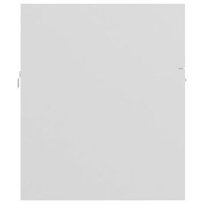 vidaXL Allaskaappi valkoinen 80x38,5x46 cm lastulevy