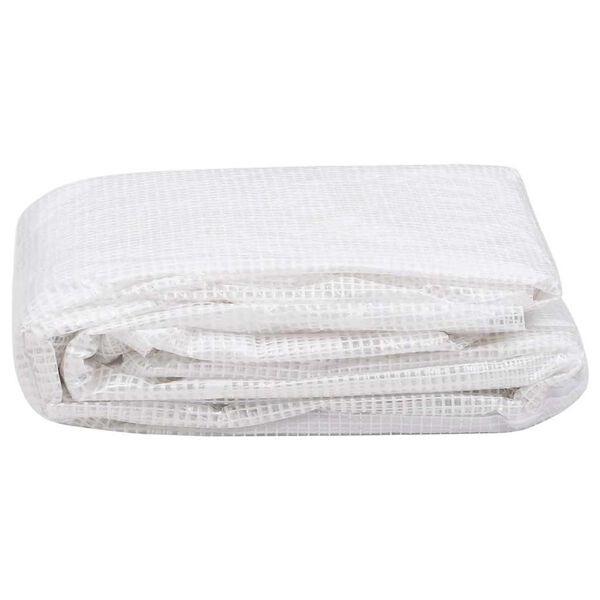 vidaXL Kasvihuoneen vaihtokate (18 m&sup2;) 3x6x2 m l&auml;pin&auml;kyv&auml;