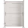 vidaXL Puutarhan portti 100x120 cm ruostumaton ter&auml;s