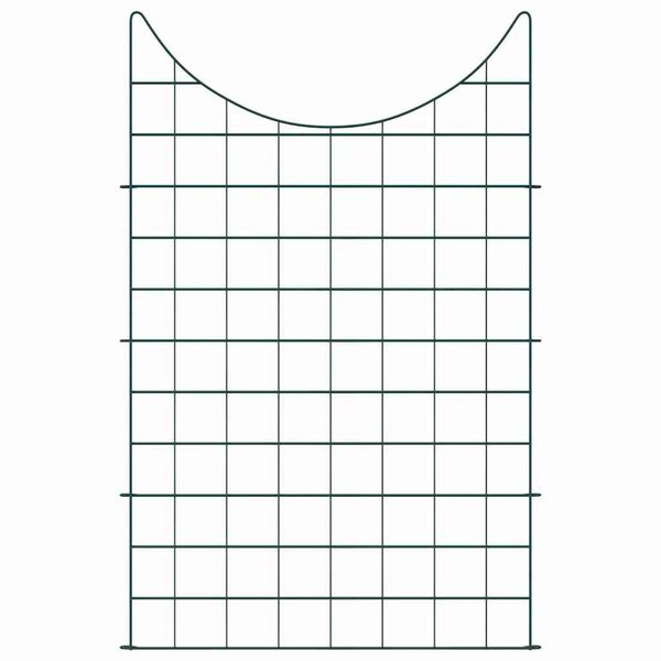 vidaXL Lammikkoaitasarja 8 pcs Vihre&auml; 50 x 80 cm Ter&auml;s