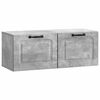 vidaXL Sein&auml;lle asennettava TV-kaappi Betoninharmaa 78,5 x 31 x 30 cm