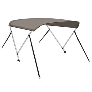 vidaXL 2-kaarinen Bimini-kate harmaa 150x120x110 cm