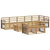 vidaXL Ulkosohvakokoelma 9 pcs valkoinen 59 x 59 x 37 cm
